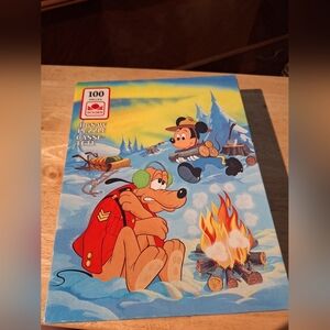 Vintage 1983 Walt Disney Productions Golden 100 Piece Puzzle